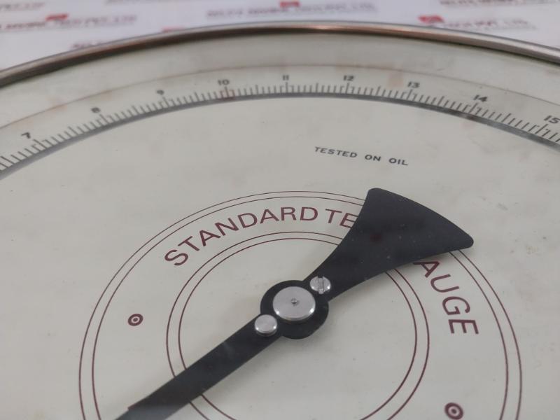 Budenberg 316 S.S. Tube Standard Test Pressure Gauge 0-25 Bar