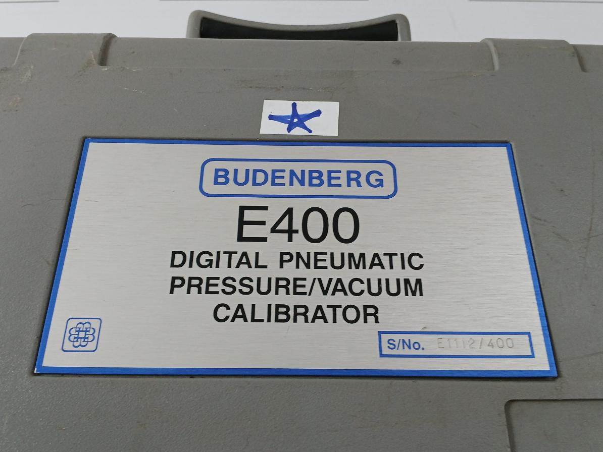 Budenberg E400 Digital Pneumatic Pressure Calibrator Kit 100 Kpa (Incomplete)