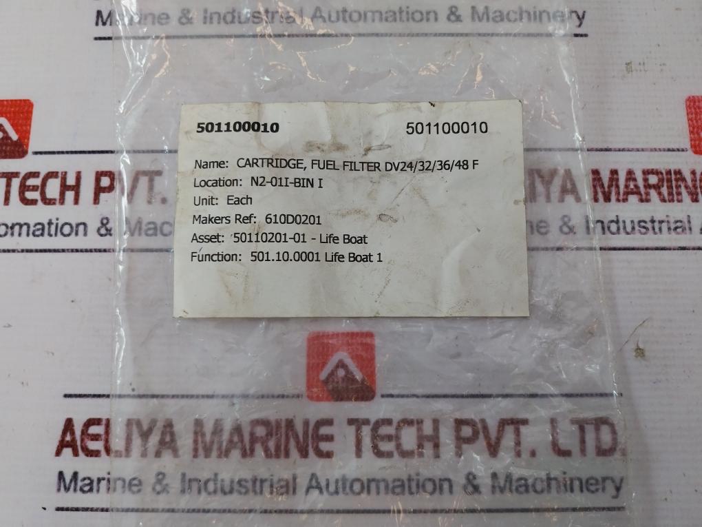 Bukh 610 D 0201 Cartridge Oil Fuel Filter Unit