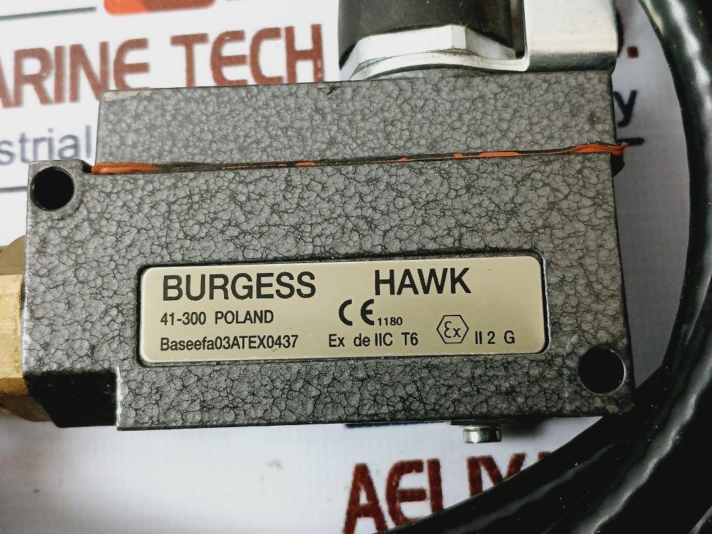 Burgess Hawk 41-300 Pressure Switch Baseefa03Atex0437