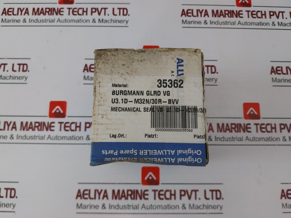Burgmann 35362 Mechanical Seal Set For Allweiler Pump