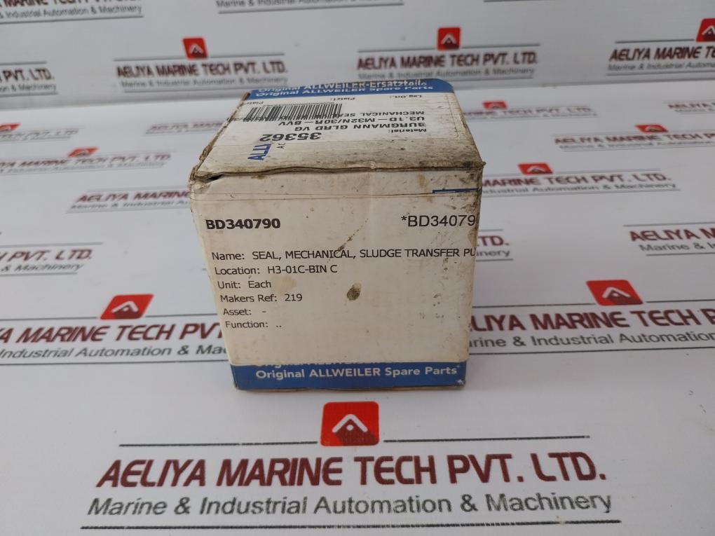 Burgmann 35362 Mechanical Seal Set For Allweiler Pump