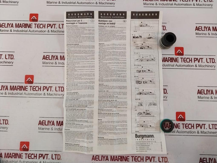 Burgmann Mg12/16-z Mechanical Seal For Pump 751.10.10.062 50 Gm