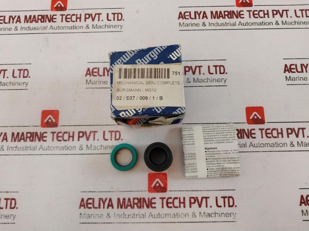Burgmann Mg12/16-z Mechanical Seal For Pump 751.10.10.062 50 Gm