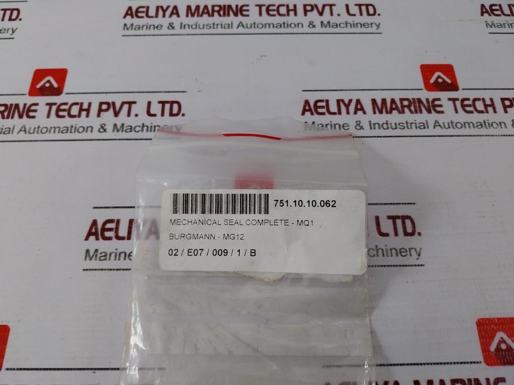 Burgmann Mg12/16-z Mechanical Seal For Pump 751.10.10.062 New