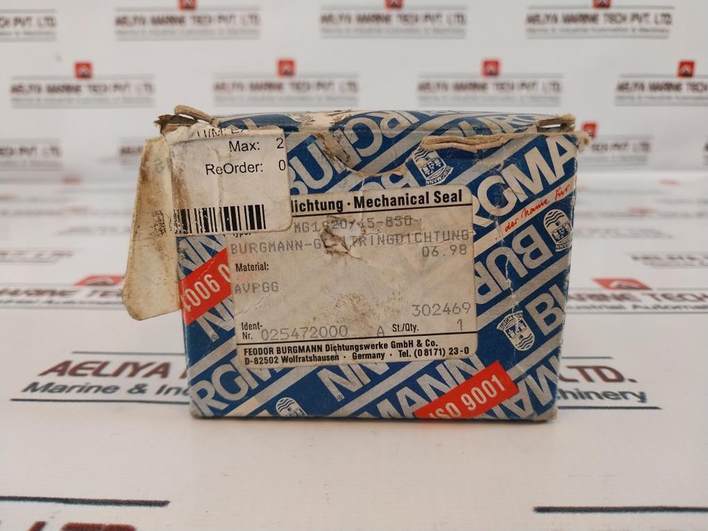 Burgmann MG1S20/45-Z Mechanical Seal MG1S20/45-G50 42Mm