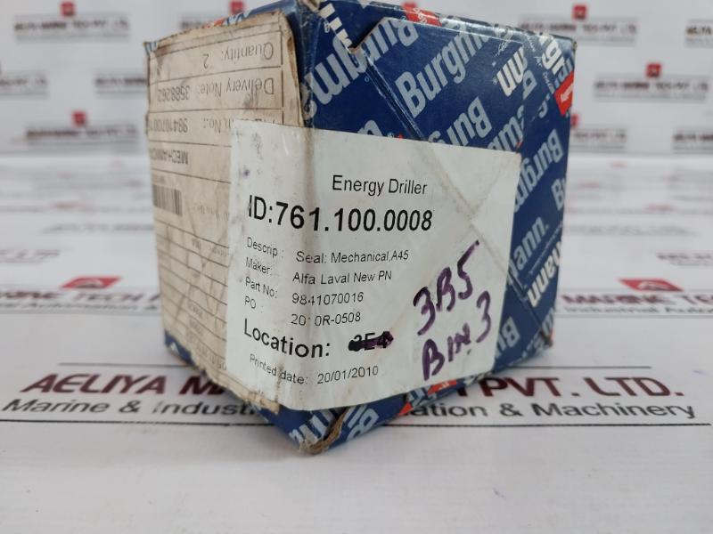 Burgmann Mg1S20/45-z Mechanical Seal Set