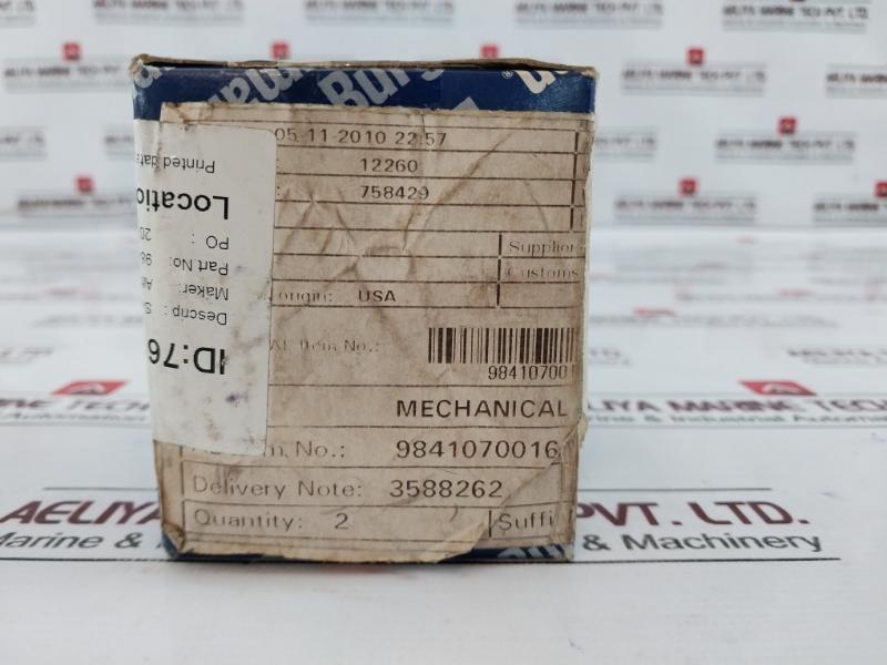 Burgmann Mg1s20/45-z Mechanical Seal 9841070016 Set