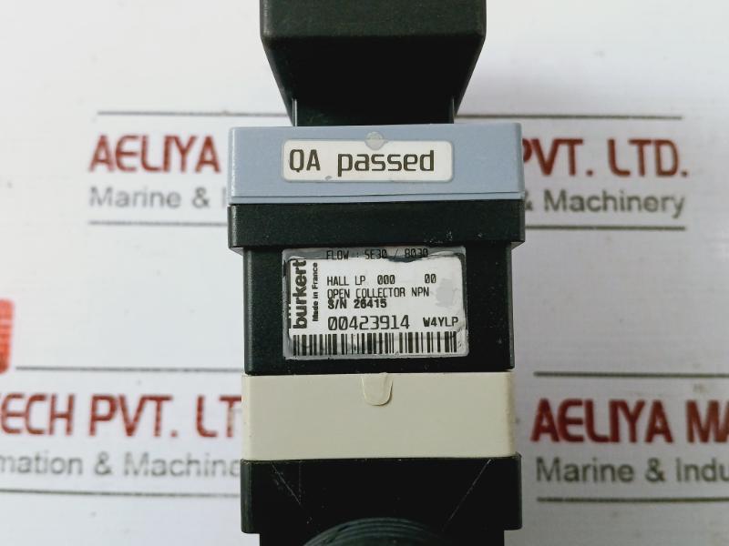 Burkert 00423914 Inline Flowmeter Se30/8030 00550148 S030-fkm-pp 12..24Vdc