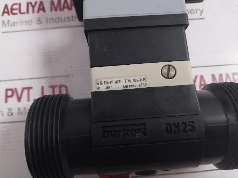 Burkert 00423914 Inline Flowmeter Se30/8030 00550148 S030-fkm-pp 12..24Vdc