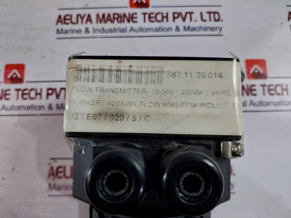 Burkert 00449670 Magnetic Inductive Insertion Flowmeter With Spare Part Kit 8045