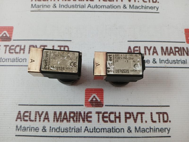 Burkert 0201 A 1,2 Fpm Ms Solenoid Valve 087652S 24V