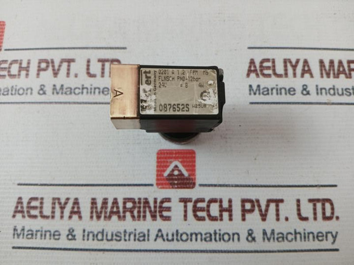 Burkert 0201 A 1,2 Fpm Ms Solenoid Valve 087652S 24V