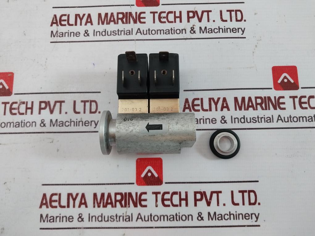 Burkert 0201 A 1,2 Fpm Ms Solenoid Valve Pn0-12 Bar W25Us 087652S