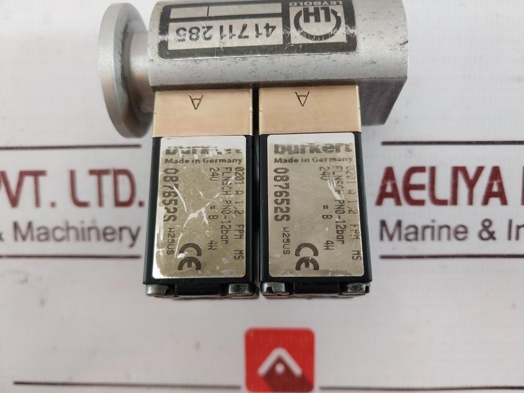 Burkert 0201 A 1,2 Fpm Ms Solenoid Valve Pn0-12 Bar W25Us 087652S