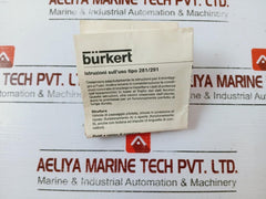 Burkert 0281 B 13,0 Nbr Ms 2/2-way Solenoid Valve 2-16Bar 230V 50-60Hz 8W