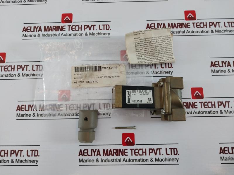 Burkert 0281 B 13,0 Nbr Ms Solenoid Valve 230v 50-60hz 8w 062958b