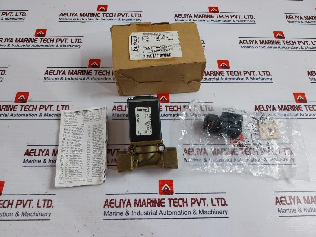 Burkert 0290 Servo-Assisted 2/2-Way Diaphragm Valve 00044373