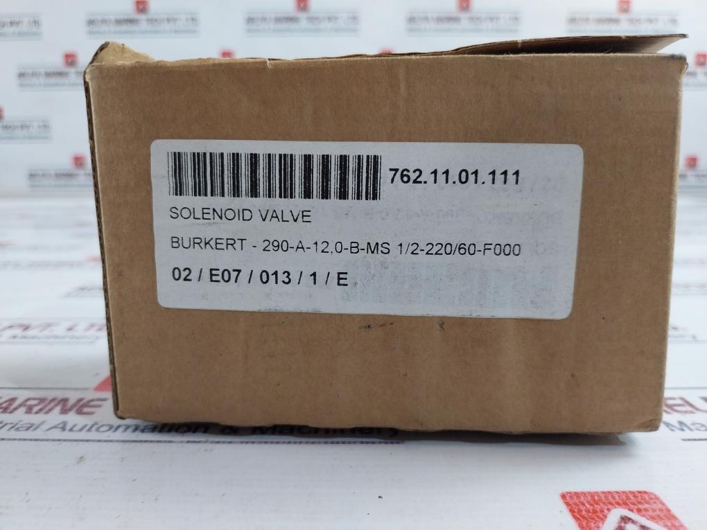 Burkert 0290 Servo-Assisted 2/2-Way Diaphragm Valve 00044373