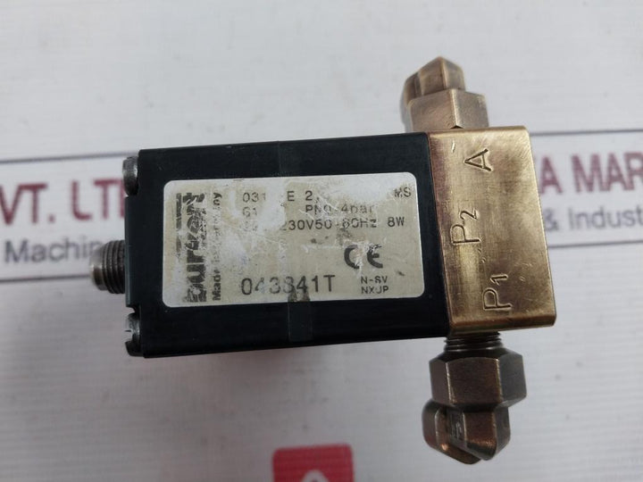 Burkert 0311 E 2,0 Nbr Ms Plunger Solenoid Valve 220-230V 50-60Hz 8W Nxup