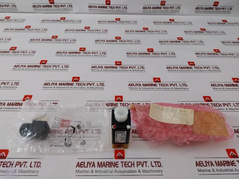 Burkert 0330 T 2.0 Fkm Ms Pneumatic Solenoid Valve G1/4, 0-12 Bar, 230V 50Hz