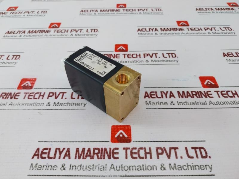 Burkert 0330 T 2.0 Fkm Ms Pneumatic Solenoid Valve G1/4, 0-12 Bar, 230v 50hz