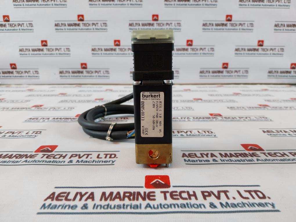 Burkert 0331 C 3,0 Nbr Ms Solenoid Valve 230V 50-60Hz 8W