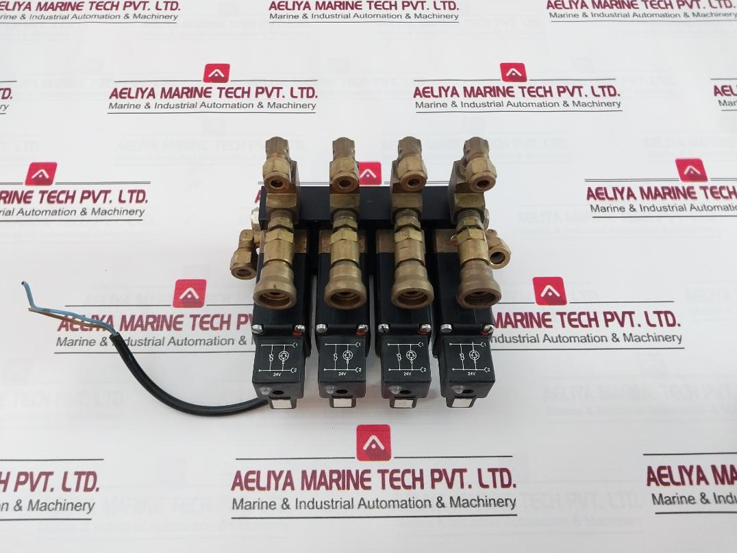 Burkert 0331 C 5/32 Fkm Br Solenoid Valve Assembly W34Lp 72Psi 24Vdc 8W