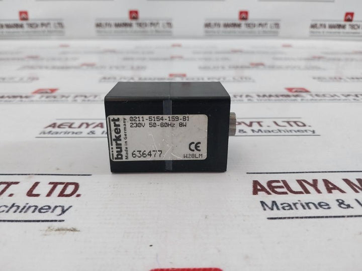 Burkert 062958b Coil For Solenoid Valve 0281 B 13,0 Nbr Ms 220-230v 50-60hz 8w