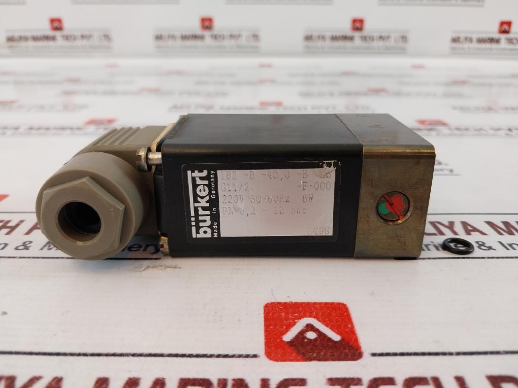 Burkert 0,2-12 Bar Solenoid Valve With Coil 220v 50/60hz