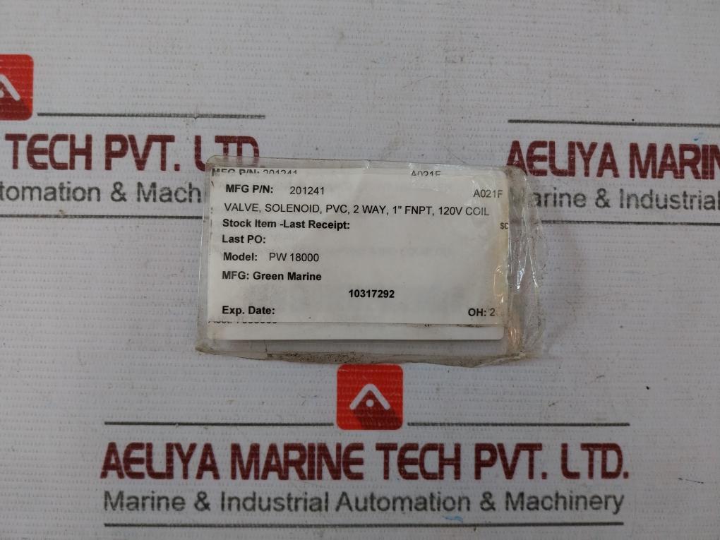 Burkert 142 A 25,0 Fkm Pv Way Pvc Solenoid Valve Pw 201241 Pw 18000 120V Coil