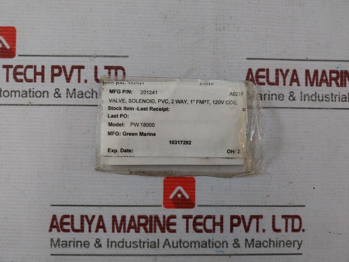 Burkert 142 A 25,0 Fkm Pv Way Pvc Solenoid Valve Pw 201241 Pw 18000 120V Coil