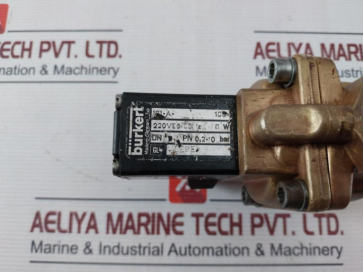 Burkert 181-a Solenoid Valve Pn: 0,2-10 Bar 50/60Hz 8W
