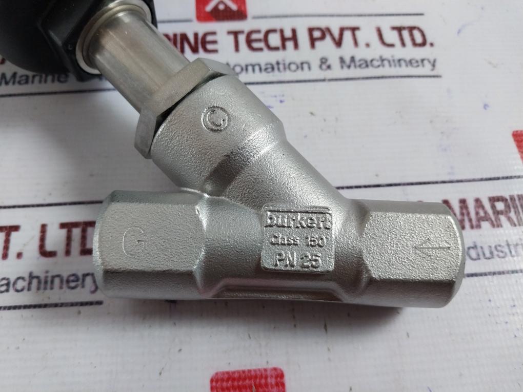 Burkert 2000 A 13.0 PTFE VA Air Operated Oblique Valve 1/2”