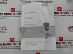 Burkert 2000 A 40,0 Ptfe Va Fluid Control Valve 00001139