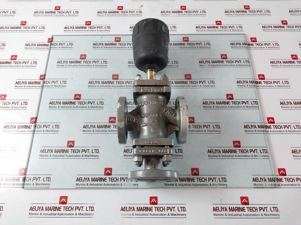 Burkert 2002 B 25,0 Ptfe S Pneumatically Valve 2.5-1 Bar