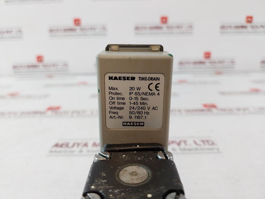 Burkert 211-a-02,0-h-ms Direct-acting Plunger Valve Kaeser 9.1167.1 Time Drain