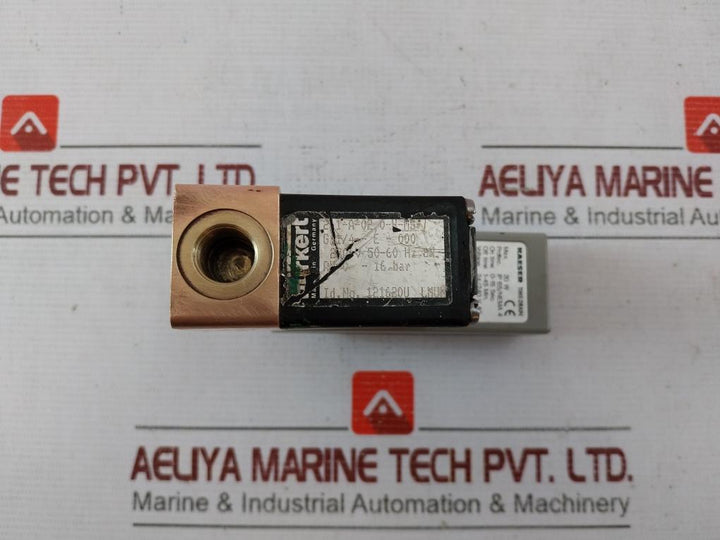 Burkert 211-a-02,0-h-ms Direct-acting Plunger Valve Kaeser 9.1167.1 Time Drain