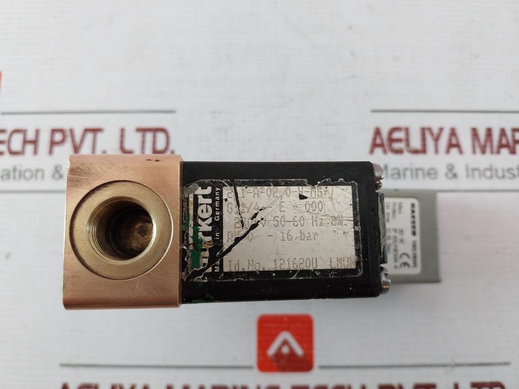 Burkert 211-a-02,0-h-ms Direct-acting Plunger Valve Kaeser 9.1167.1 Time Drain