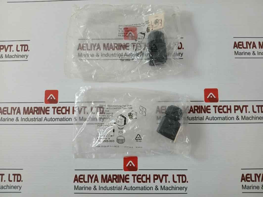 Burkert 2508-00/3 Connector 0-250V Ac/Dc