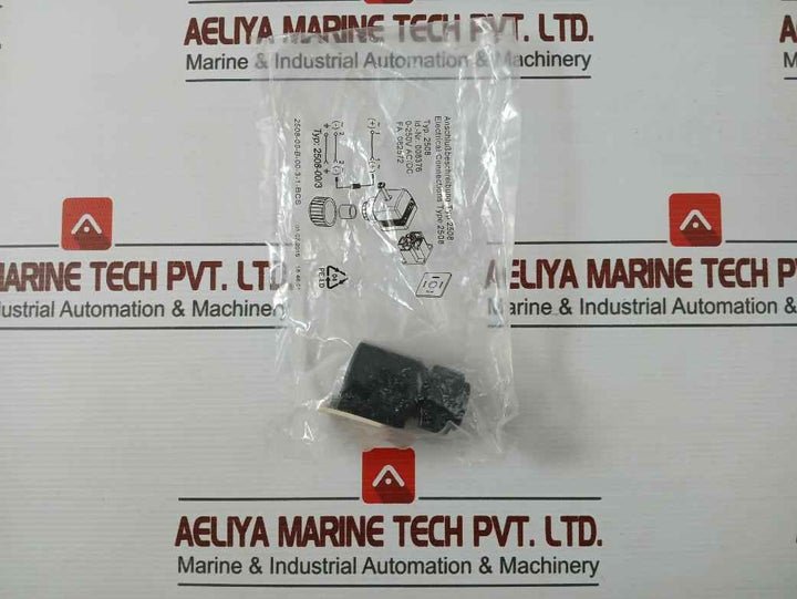 Burkert 2508-00/3 Connector 0-250V Ac/Dc