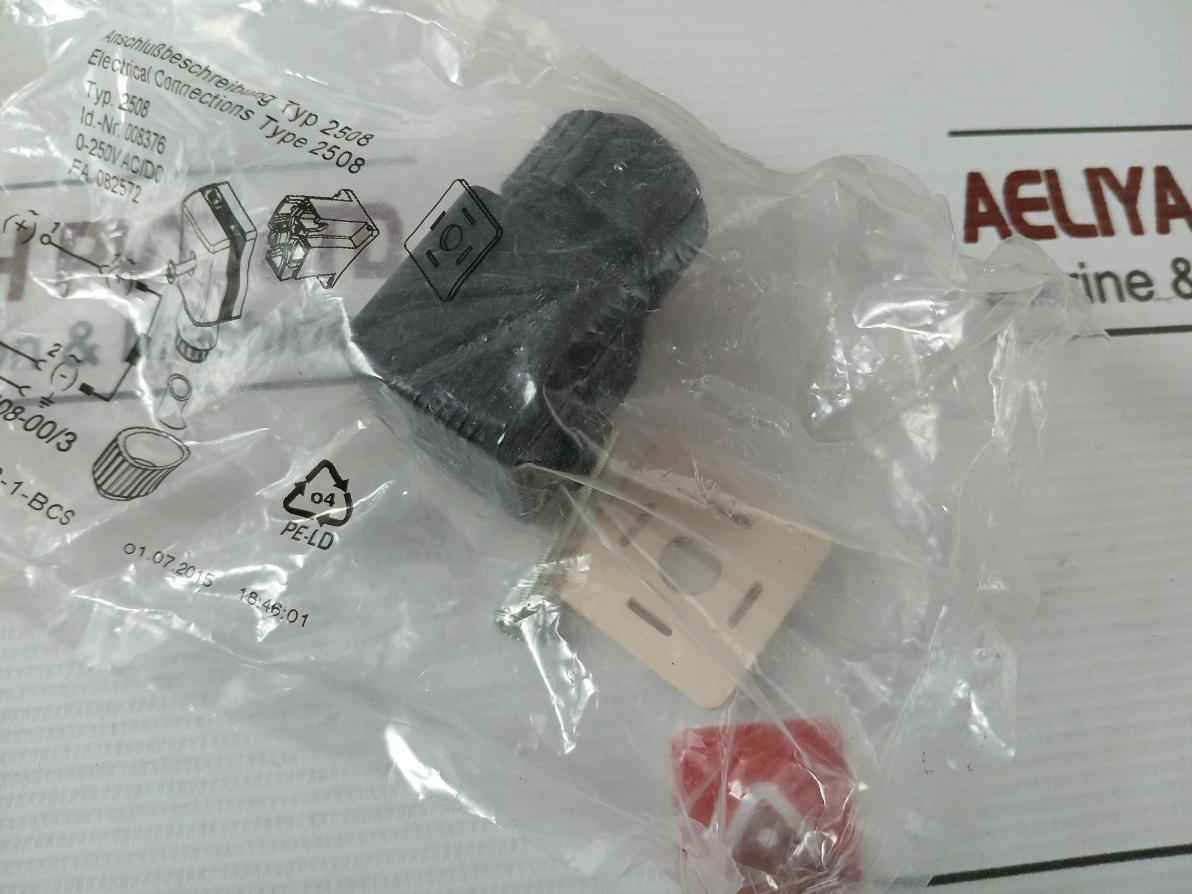 Burkert 2508-00/3 Connector 0-250V Ac/Dc