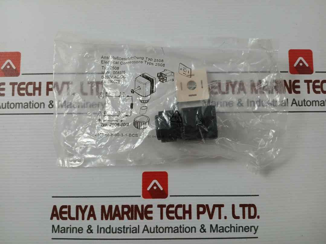 Burkert 2508-00/3 Connector 0-250V Ac/Dcburkert