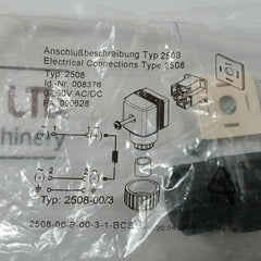 Burkert 2508-00/3 Connector 0-250V Ac/Dcburkert