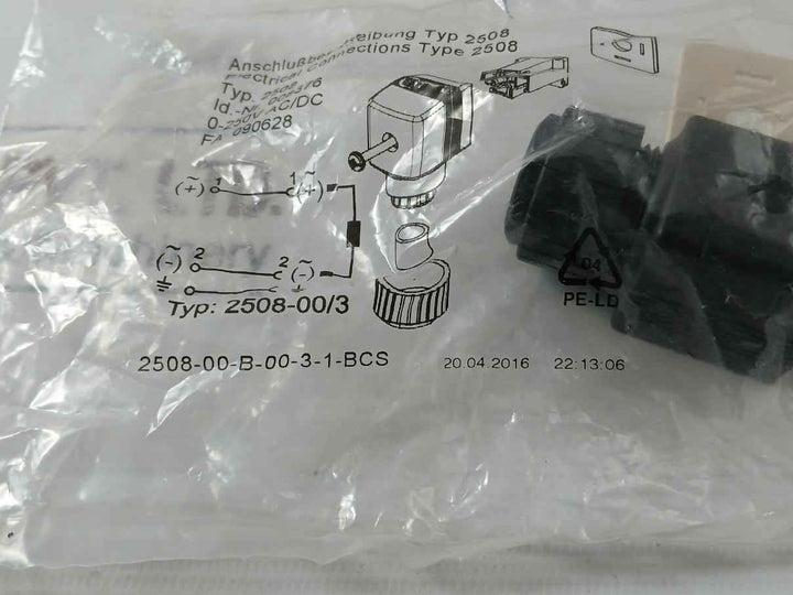 Burkert 2508-00/3 Connector 0-250V Ac/Dcburkert