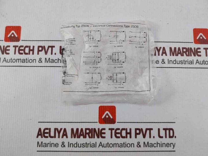 Burkert 2508-00/3 Fluid Control Connector 008 376 N 250V