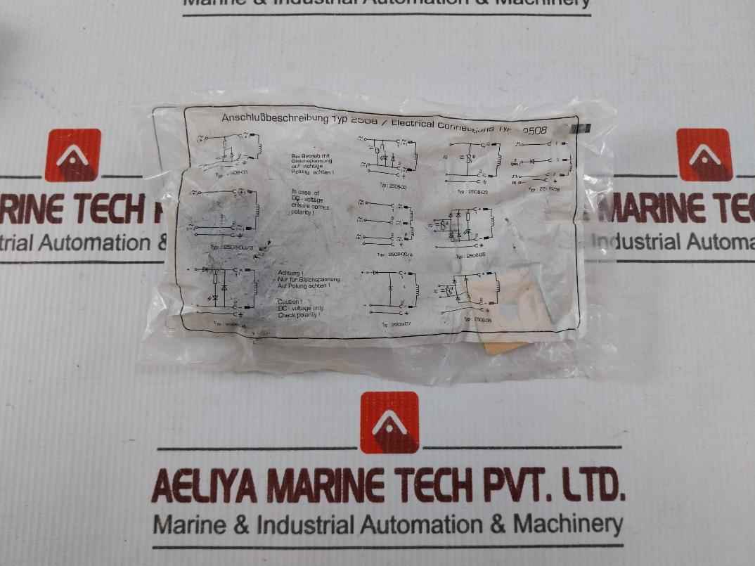 Burkert 2508-00/3 Fluid Control Connector 008 376 N 250V