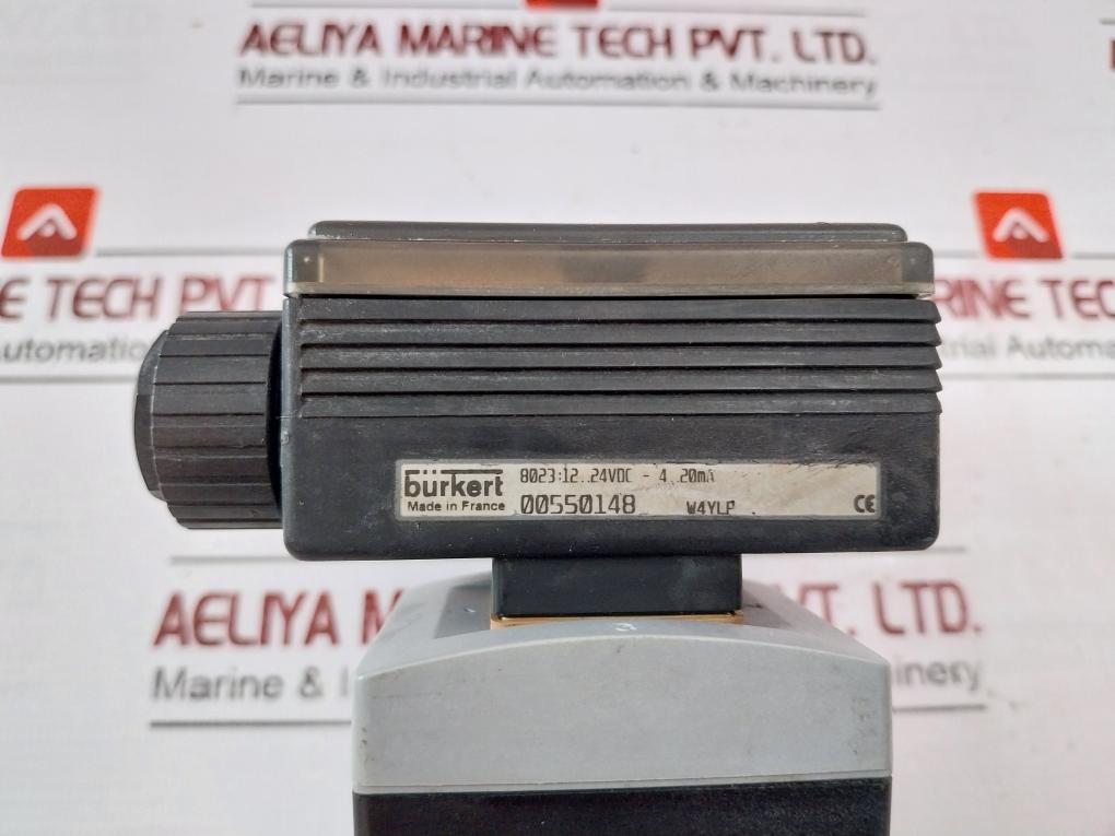 Burkert 5030 Flow Sensor Pvdf Wheel Dn40 12-24Vdc 4-20Ma Open Collector Npn