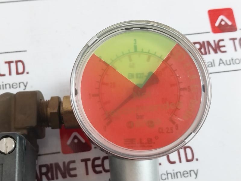 Burkert 5281 A 13,0 Nbr Ms Solenoid Valve, Pressure Gauge, Relief Valve Assembly