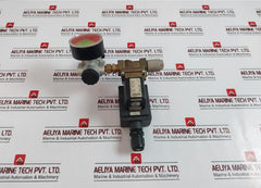 Burkert 5281 A 13,0 Nbr Ms Solenoid Valve, Pressure Gauge, Relief Valve Assembly